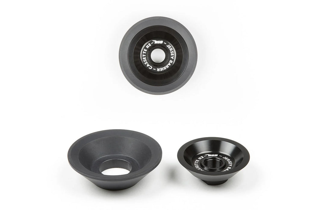 complete  view of a universal bmx hub guard, bmx rear hub guard for street or skateparks