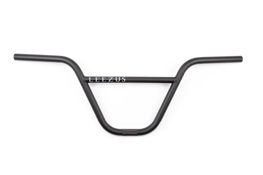 front view of the bsd Leezus bars in black, bmx bars