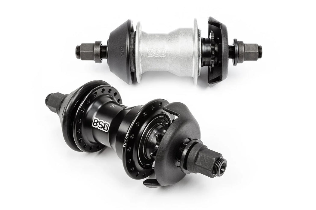 two freecoaster hub with bmx hub guards