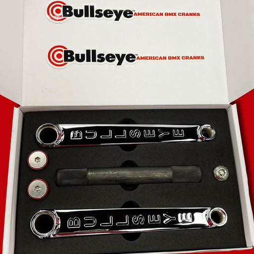 Bullseye Retro 175mm Box Crank arms & Spindle