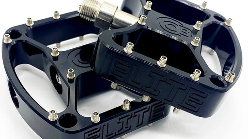 Bullseye Elite Pro Platform pedals top view black