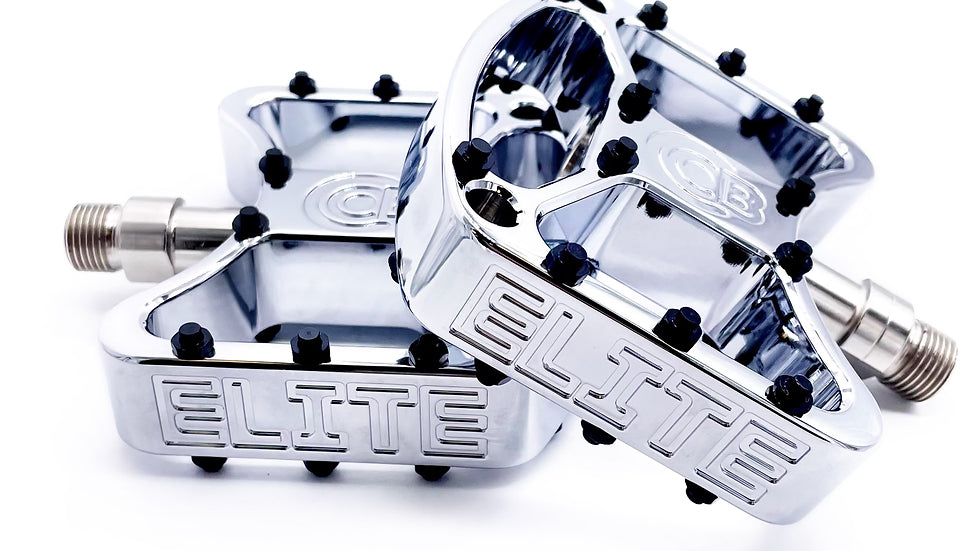 chrome pedals Bullseye Elite Pro Platform pedals