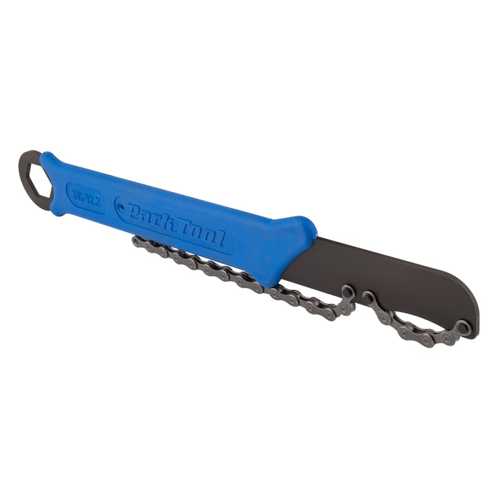 side view of park tool 12.2 chain whip/ freewheel tool wrench