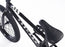 Close up view of the Cult Control bmx bicycle in Black, Cult Control 20 inch freestyle BMX bike for skatepark riding