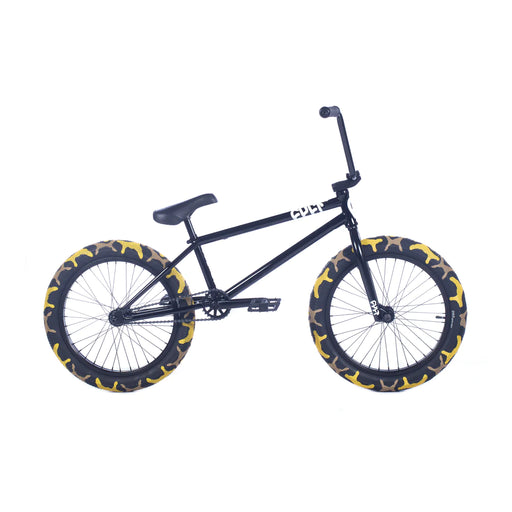 Side view of the Cult Control complete bmx bike in black, BMX bike, best bmx bike, cult bike