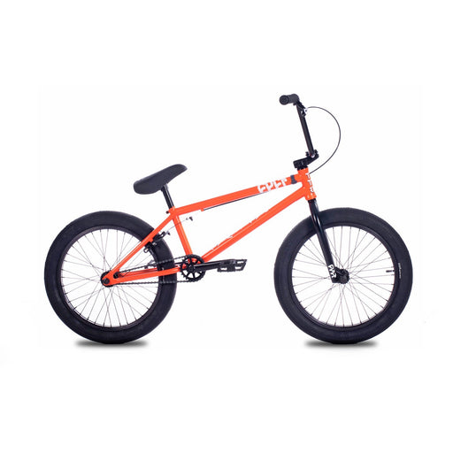 side view of the Cult Gateway in orange, 2027 version for Beginner BMXers
