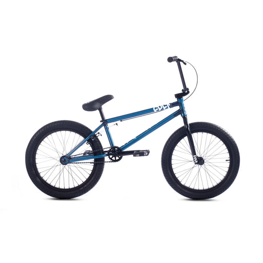 Side view of the Cult Gateway bmx bike in Trans Blue, iBMX Bike for street