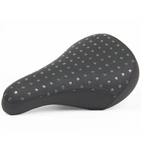 top view of the dou brand dot matrix seat in black