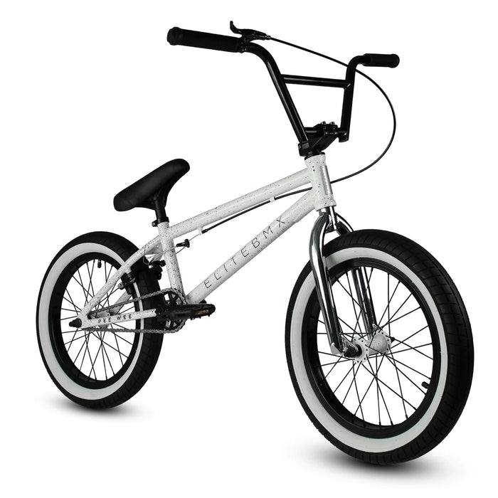 White top bmx bike