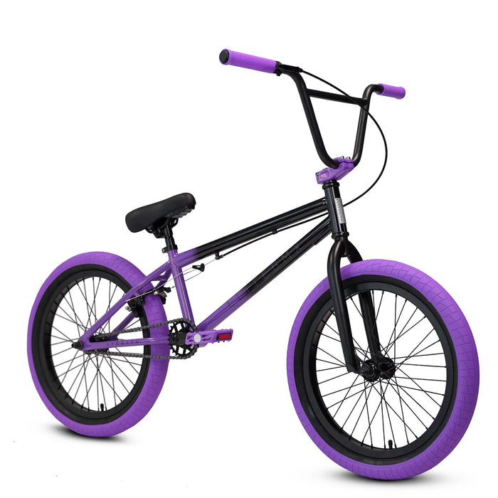 black bmx bicycle Elite BMX Stealth BMX Bike, Black / Blue