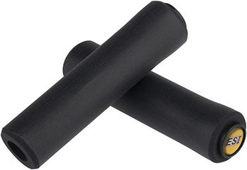 top view of esi extra chunky grips in black