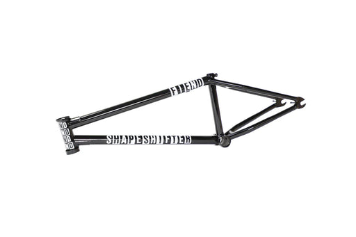 side view of the Fiend Shapeshifter frame with a white background, fiend frame, bmx frame, freestyle bmx frame, bmx street frame, 