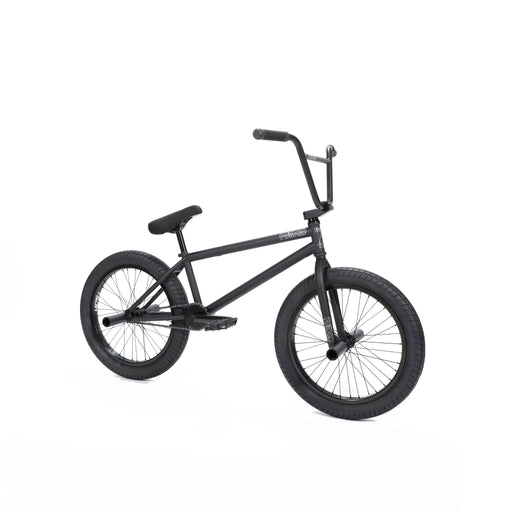 side view of the 20" Fiend Type A bmx bike in black