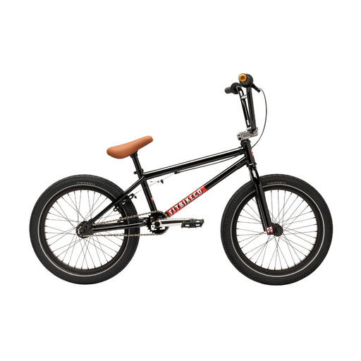 side view of the 18" Fitbikeco bmx bike in black