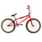 Side view of the Fitbikeco 22 inch bmx bike in red.