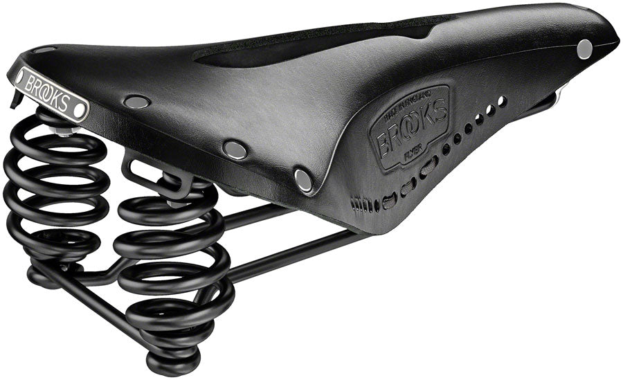 Brooks Flyer Carved Saddle Stacked BMX Shop