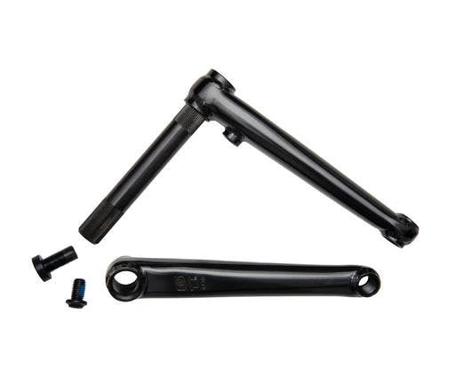 expanded view of gt power series cranks in black
