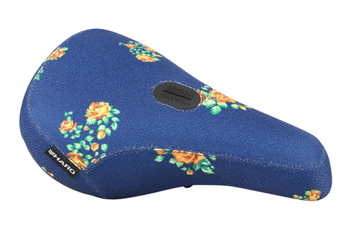 Top view of the haro garaski stealth pivotal seat in blue