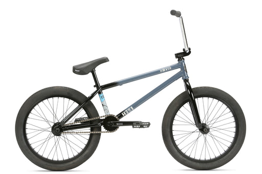 side view of the 20" Haro Hoover bmx bike in Black & grey