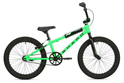 Side view of the 20" Haro Shredder in green