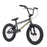 side view of the Kink Carve in grey, 16" BMX Bike for kids 6-8 years old
