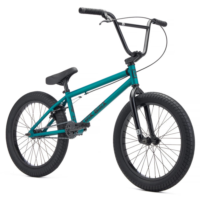 kink curb bmx bike in emerald green, bmx bikes for kids
