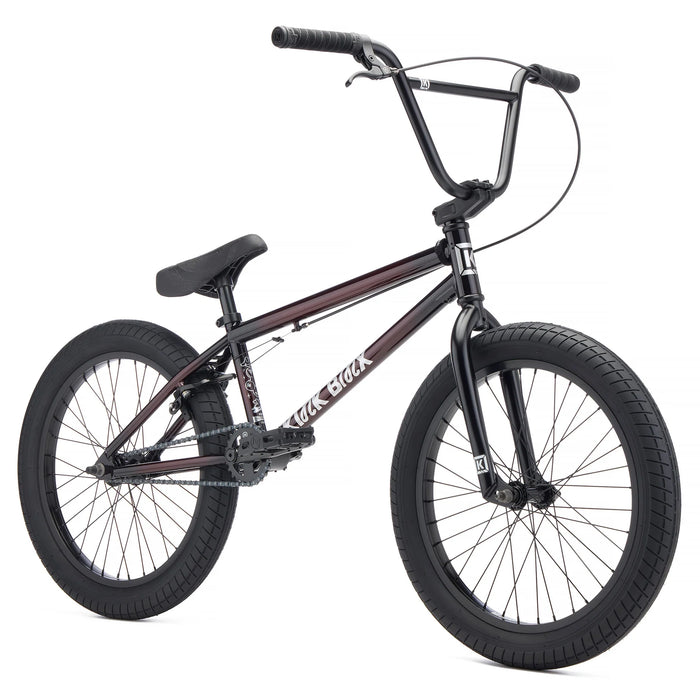side view of the Kink curb in black cherry, bmx bikes