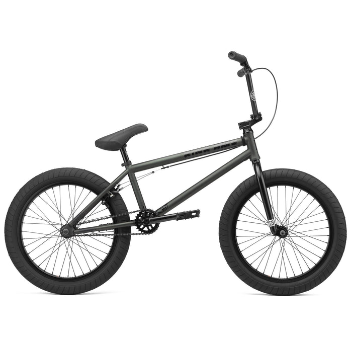 side view of the kink whip bmx bike in Matte Moss Black