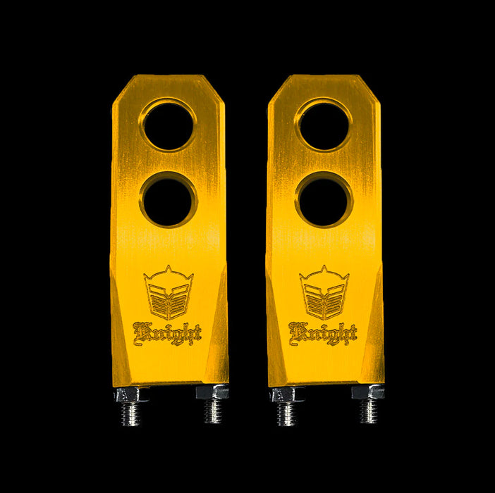 Knight Starship Chain tensioners top view gold