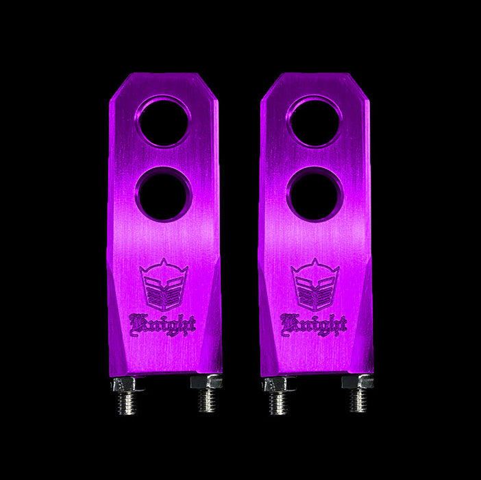 Knight Starship Chain tensioners top view purple