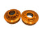 knight bike co ufo american bottom bracket top view orange
