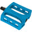 top view of fiction thermolite pedal in blue