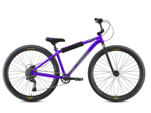 Side view of the 29" Mafia OW Bomma in Purple, Mafia OW Bomma big BMX bike with Shimano Cues 10 speed drivetrain.