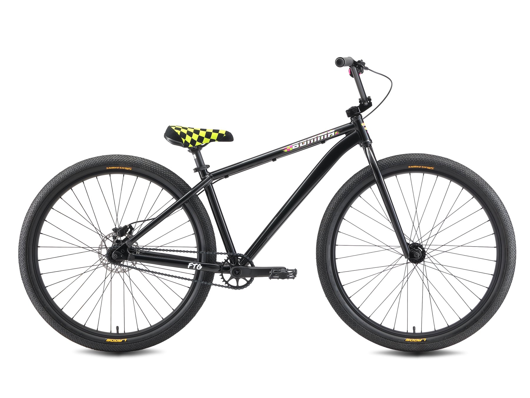 side view of the Mafia FTG BIG BMX bike in black