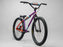 Front view of the La Plaga Big bmx bike in Purple & red, Premium Mafia combo bike for wheelies and rideouts.