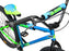 close up view of the Mafia La Plaga ST in Blue & Green, Bike life combo bike with 27.5 inch wheels.