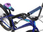 Top and side view of the Mafia Thrust in Blue, 29 inch combo bike for wheelies, cruising, and bike life culture