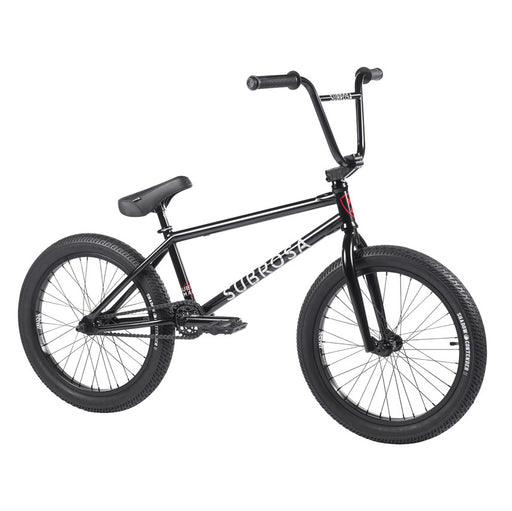 side view of 20" sabrosa malum in black, bmx usa