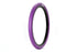 side angle view of method tire in purple