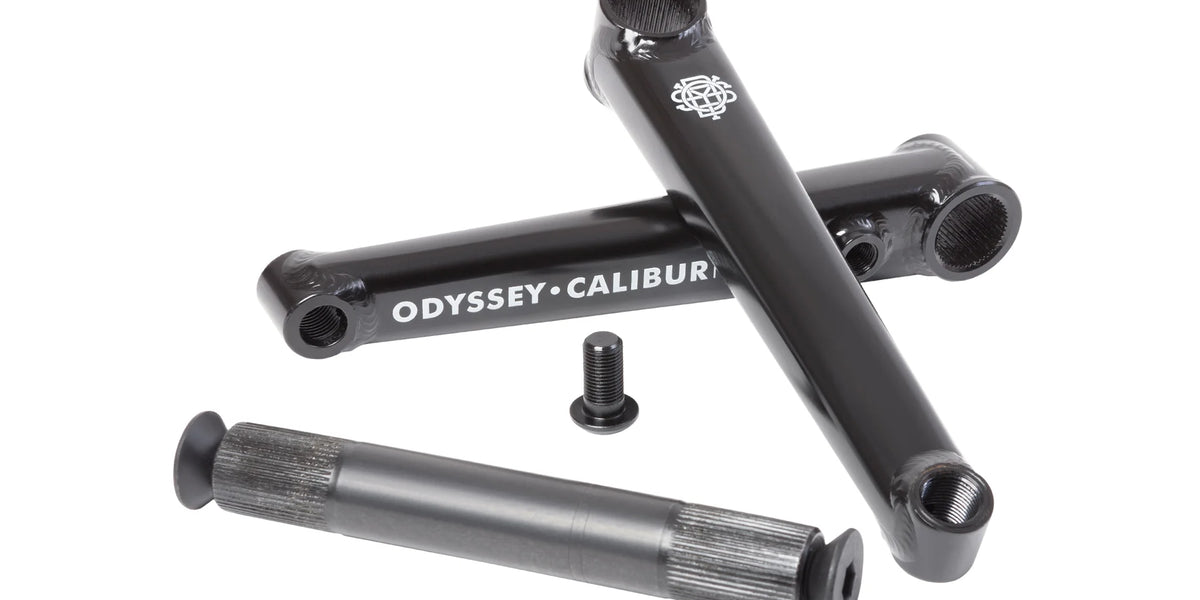 パーツ Odyssey CALIBUR 3PC CRANK bmx odyssey-calibur-cranks-black-