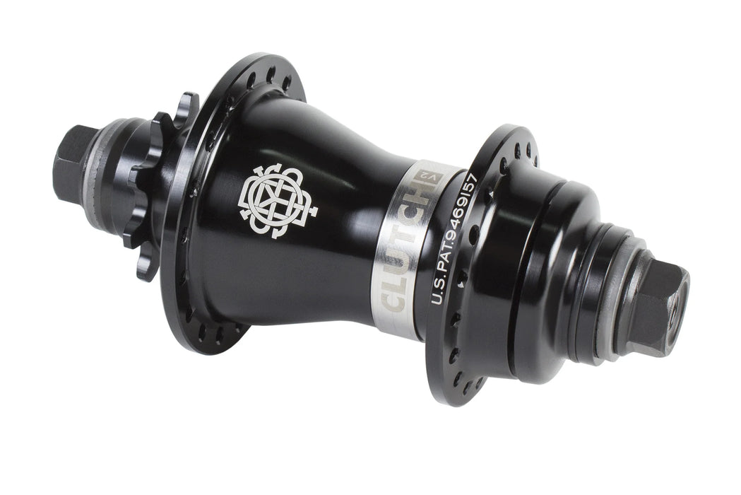 odyssey clutch V2 freecoaster hub in black without the hub guards.