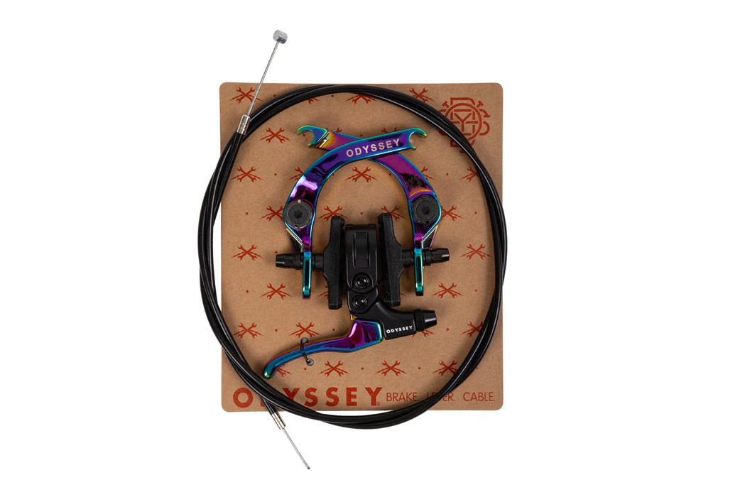 complete view of the Odyssey Evo 2.5 Brake set in Oil slick, 