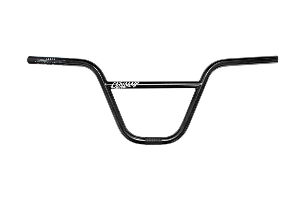 Clear picture of the Odyssey Perris bars in black, Bicycle handlebar, bicycle handlebar adjustment, bicycle handlebar extender, bicycle handlebar height, bicycle handlebar riser, bicycle handlebar height adjustment, bicycle handlebar extensions for comfort, bicycle handlebar types, bicycle handlebars, bicycle handlebars keep slipping, bike handlebars keep coming loose, bike handlebars not aligned with wheel, bike handlebars, bike handlebars stiff to turn, bike handlebars explained, bike handlebars loose, bi