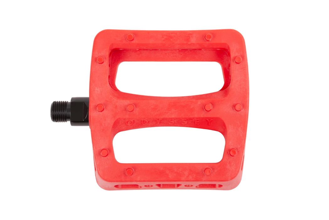 plastic pedals Odyssey Black Twisted PC 1/2" Pedals