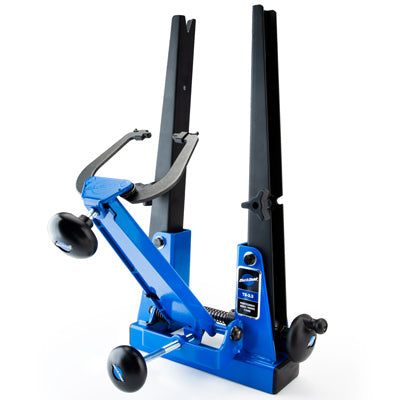 front and side view of the Park Tool TS-2.3 Professional Truing stand
