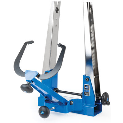 front and side view of the Park Tool TS-4.2 Professional Truing stand
