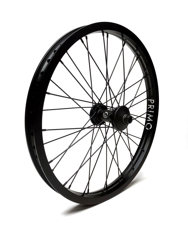 front & side view of the Primo Balance VS Pro front wheel in black