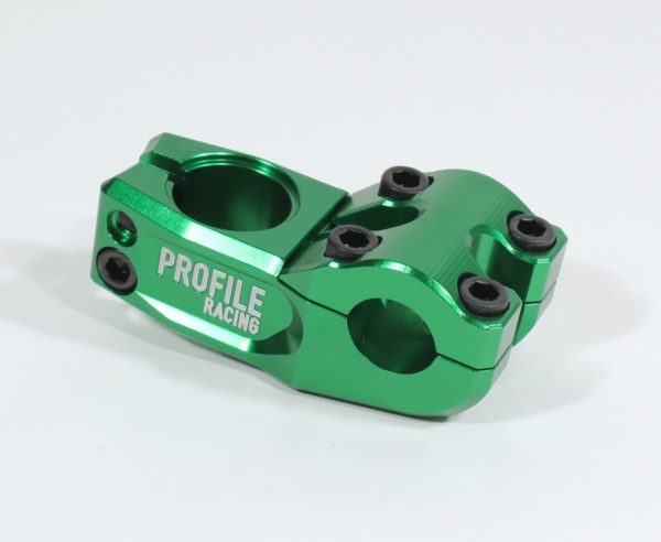 side view of mark mulville push stem in green