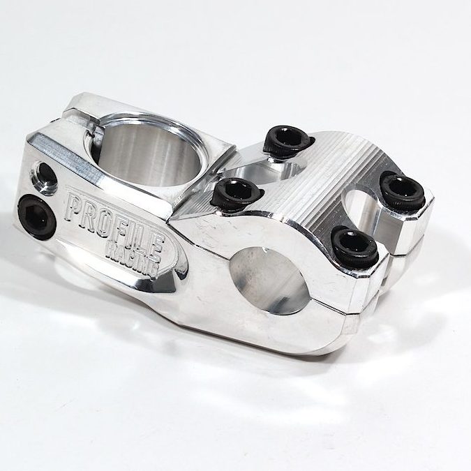 side view of mark mulville push stem in polished