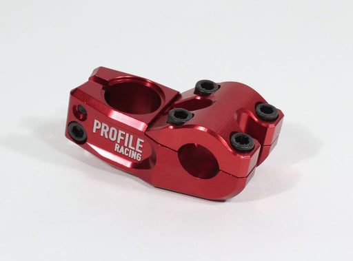 side view of mark mulville push stem in red